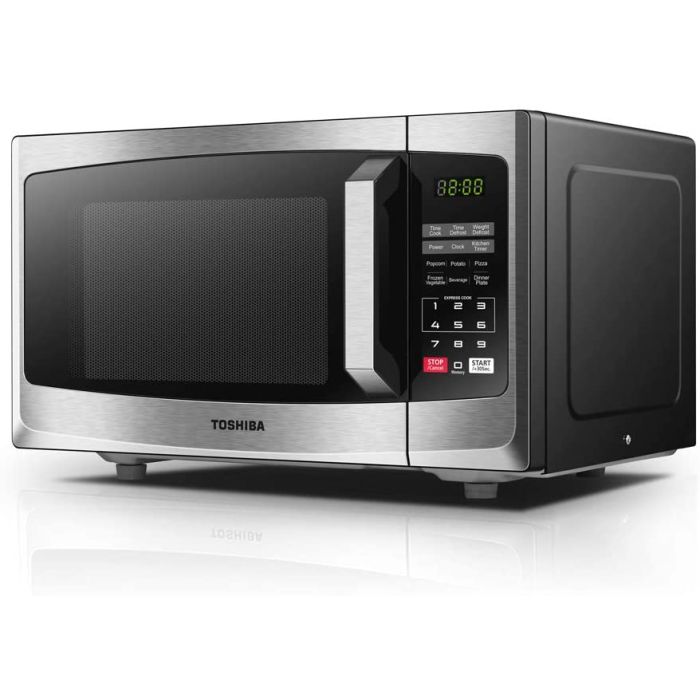 Toshiba MLEM23P(SS) NEW Solo Microwave Oven Digital Display 23L