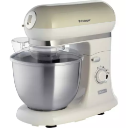 Ariete 1588 Stand Mixer Vintage 5.5L 7 Speed Levels with Pulse Function Cream