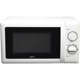 Igenix IG2071 Manual Microwave Oven 5 Power Levels & Defrost Function 20L White