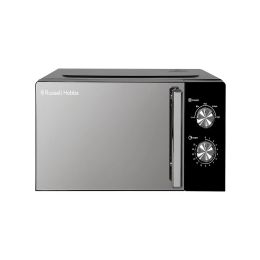 Russell Hobbs RHMM719B Manual Microwave Compact Defrost Function 700W 17L Black 