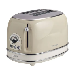 Ariete AR5513 2 Slice Toaster 3 Toasting Stages Vintage Style Defrost Function