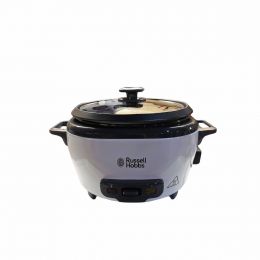 Russell Hobbs 27030 NEW Medium Rice Cooker and Steamer Metal 300w 1.2Kg White