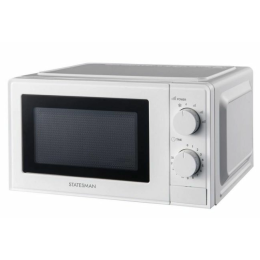 Statesman SKMS0720MPW Manual Microwave Oven 20L 6 Power Levels 700W White