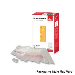 Solis Zip Vacuum Bags Reusable BPA-Free Preserves Freshness 20 x 23 cm (10 PCS)