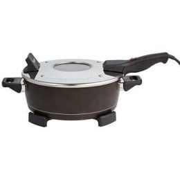 Grand Remoska 31946 Electric Cooker with Glass Lid 4L Aliminium Black