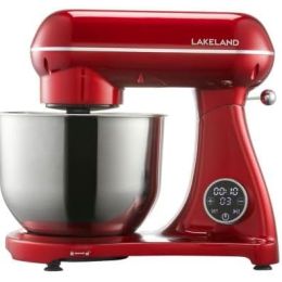 Lakeland 33185 Stand Mixer Digital 6.5L 10 Speed Settings Powerful 1800W Red