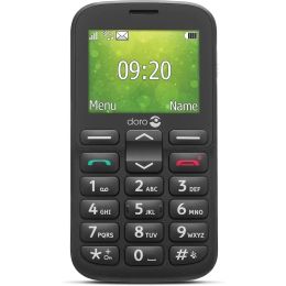 Doro 1380 Mobile Phone Unlocked 2G Dual Sim Function 2.4 Inch Display Black