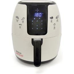 Kitchen Perfected E6703WI Portable AirFryer Digi-Touch 1500w Cream and Black 4L