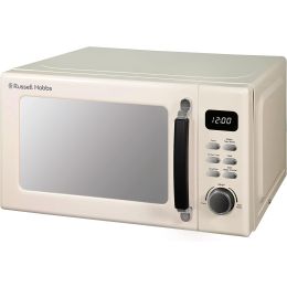 Russell Hobbs RHM2026C  Solo Microwave Oven Digital Control 20L 800w Cream