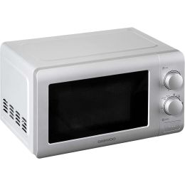 Daewoo SDA2477 Manual Microwave 20L 5 Power Settings Defrost Function Silver 
