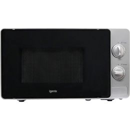 Igenix IG2081S 20L Solo Manual Microwave 5 Power Levels Defrost Function 800W