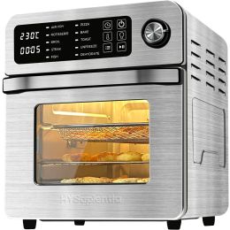 HYSapientia Air Fryers Oven 15L With Rotisserie 10-in-1 Digital Knob 1700W
