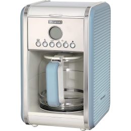 Ariete 134205 Retro Filter Coffee Machine Programmable & Washable Filter Blue