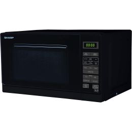 Sharp R272KM Digital Microwave Oven Solo Touch Control 20L 800W Black