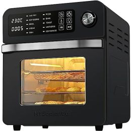 HYSapientia® HYS-AFO-02A Air Fryers Oven 15L with Rotisserie Grill 1700W Black