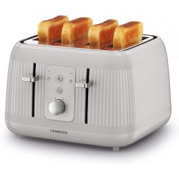Kenwood TFP09.000CR  4 Slice Toaster Defrost Functions 1800w Oatmeal Cream