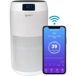 Igenix IG9600 Smart WiFi Air Purifier H13 HEPA Filter Quiet Sleep Mode