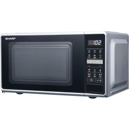 Sharp RS172TS Digital Microwave Oven 17L 10 Power Levels 6 Cook Settings Silver