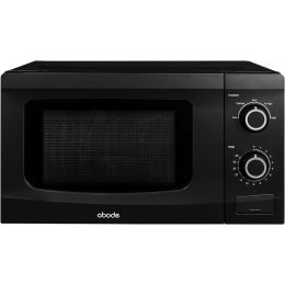 Abode AMM2001B Solo Microwave Oven with Manual Control 20L 700w Black