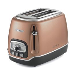 Ariete AR0158 2 Slice Toaster 3 Functions 6 Browning Levels Classica 810w Copper