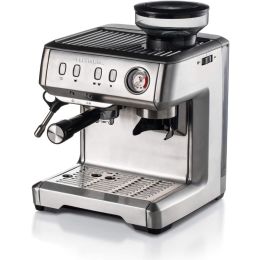 Ariete 1313 Bean to Cup Coffee Machine Ground Coffee/Pods Espresso Maker Silver