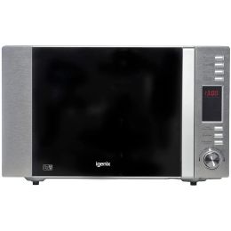Igenix IG3091 900w Combination Microwave Oven with Grill & Convection 30L Silver