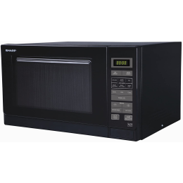 Sharp R372KM Solo Microwave Oven with Touch Control 25L 900W - Black