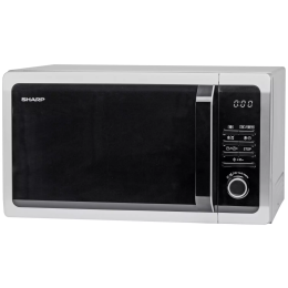 Sharp R374SLM 900W Digital Solo Microwave Oven Touch Control 25L - Silver