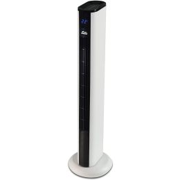Solis 757 Tower Fan with Remote Control & Temperature Display Easy Breezy White