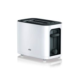 Braun HT3000WH Purease Serie 3 1000W Compact Toaster with Defrost Function