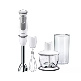 Braun MQ5235WH Hand Blender with 21 Speeds MultiQuick 5 1000w White & Grey