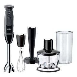 Braun MQ5237 Hand Blender MultiQuick 5 with Splash Control 0.6L 1000W - Black