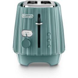 De'Longhi CTD2003.GR 2 Slice Toaster Defrost Function Ballerina 900w Green