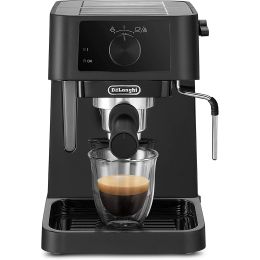 De'Longhi EC230.BK Ground & Pods Coffee Machine Maker Stilosa 1L 1100w Black