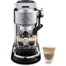De'Longhi EC950.M Dedica Maestro Plus Espresso Coffee Machine 1.6L 1450w Grey