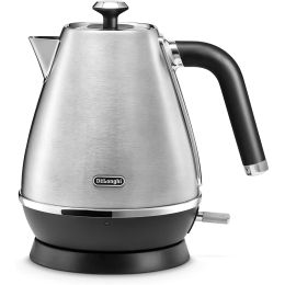 De'Longhi KBI3001.M Jug Kettle Distinta X Design 3000w 1.7L Brushed Steel 