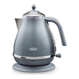 De’Longhi KBOT3001.AZ Jug Kettle Icona Anti-limescale Filter 1.7L Metallic Blue