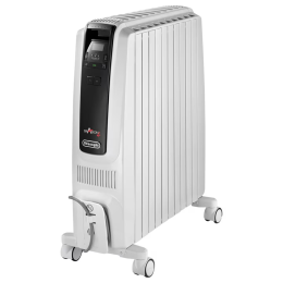 De'Longhi TRD41025E Portable Oil Filled Radiator Dragon4 Heater 2500W White