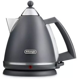 De'Longhi KBX3016.GY Jug Kettle with Anti-scale Filter Argento 3000w Grey
