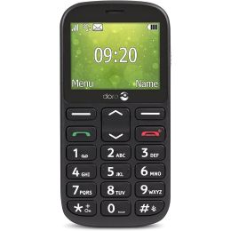Doro 1360 7380 2.4" 2G 8MB Dual SIM Phone Unlocked & SIM Free Phone Black