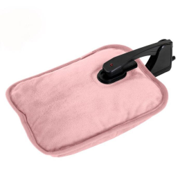 Carmen C85017P Core Rechargeable Electric Hot Water Bottle Built-in Pouch Pink