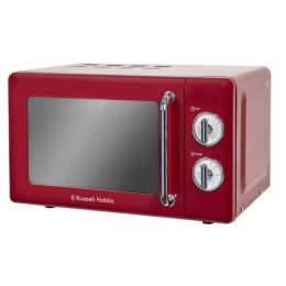 Russell Hobbs RHRETMM705R-N Manual Microwave Oven 17L 5 Power Levels 700W Red