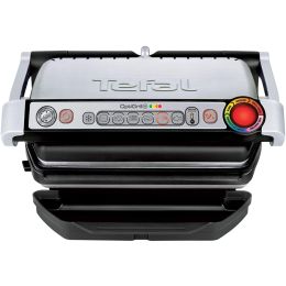 Tefal GC713D40 NEW Grill OptiGrill+ Intelligent Health Grill 2000w Silver/Black