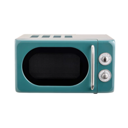 George Home GHMON001SL4G Manual Microwave Oven Retro Style 17L 700W – Teal