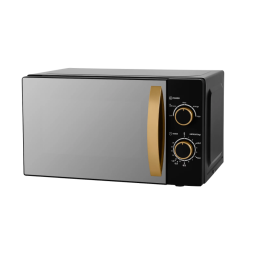 George Home GMM101GMB-20 700w Microwave Oven 17L Matte Black & Gold