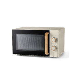 George Home GMM201WC-21 700w Microwave Oven Manual Control Scandi 17L Cream