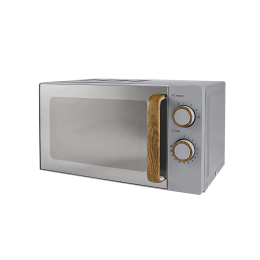 George Home SMON001G3G Manual Microwave Oven Scandi 17L 700w Matte Grey