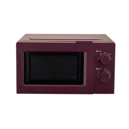 George Home GHMON0171BD4W Compact Manual Microwave Oven 17L 700W Burgundy