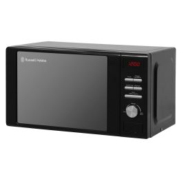 Russell Hobbs RHM2064B NEW Heritage 800W 20 Litre Digital Solo Microwave Black