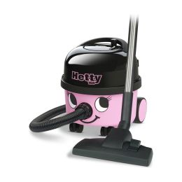 Numatic HET160-11 Hetty Capacity Bagged Cylinder Vacuum Cleaner Hoover 6L Pink